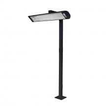  EF6108PMB - Eurofase EF6108PMB 61 Inch 8ft Black Pole Mount With Single Crossbar